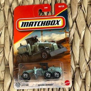 Ground Grinder MBX Construction Vehicle Matchbox Truck Diecast New 2025
